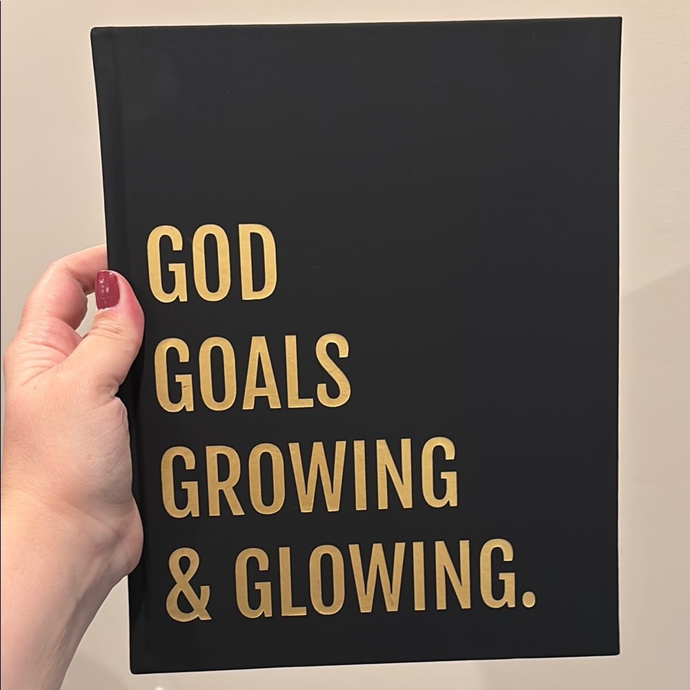 Black and Gold Inspirational Journal